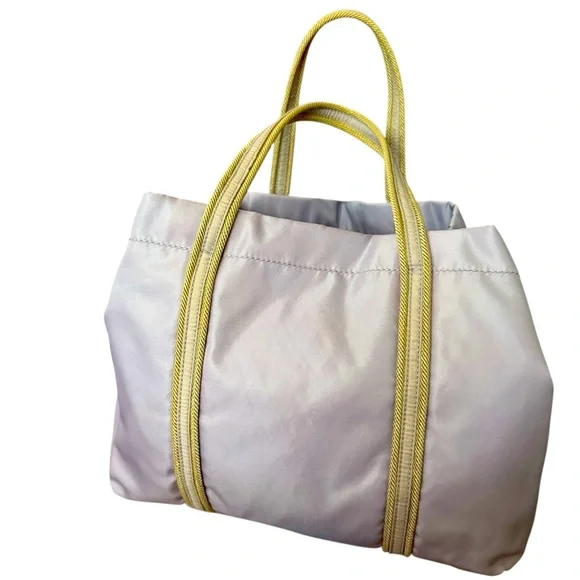 Prada handbag tote nylon purple lilac - Picture 4 of 14